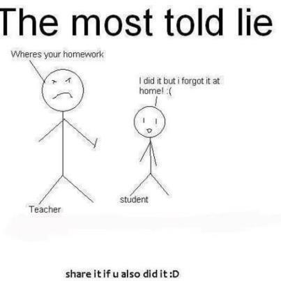 Forgot it