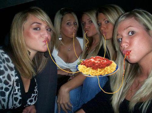 Girls like spaghetti