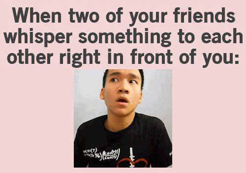 When people whisper
